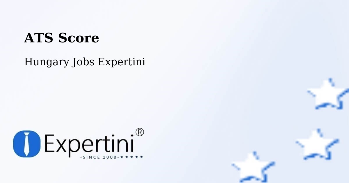 Resume ATS Score & Job Description Match Tool – Bóly - Hungary Jobs Expertini